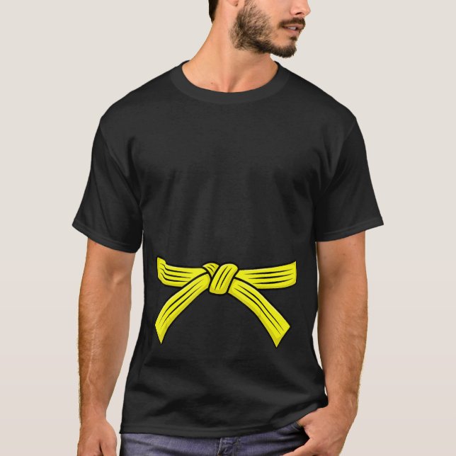 Camiseta Taekwon Do Itf Yellow Belet Figurume 8th Gup Test  (Frente)