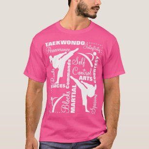 Camiseta Taekwondo Artes Marciais Esporte Pensava Terminolo