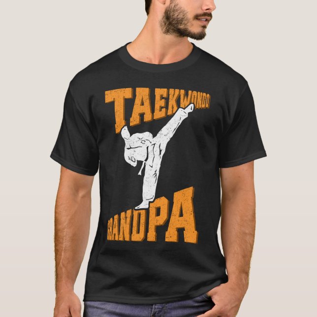 Camiseta Taekwondo Avô TKD Tae Kwon Do (Frente)