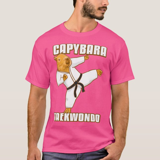 Camiseta Taekwondo Capybara (Frente)