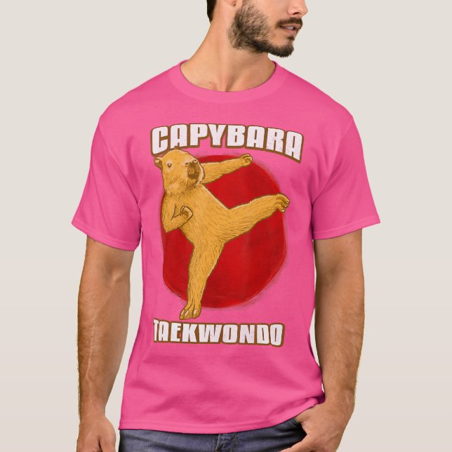 Camiseta Taekwondo Capybara (Frente)