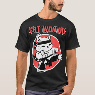 Camiseta Taekwondo Cat Design para os fãs desportivos - Kic