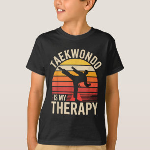 Camiseta Taekwondo Engraçado é Minha Terapia