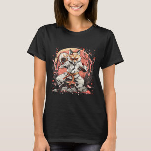 Camiseta Taekwondo Fox Kickboxing Animall Jiu-Jitsu Kung Fu