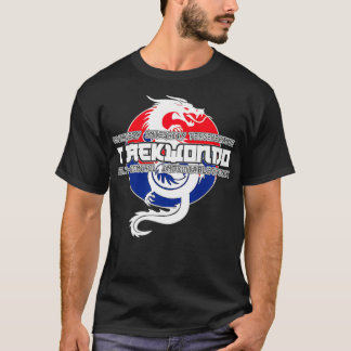 Camiseta Taekwondo Graphic TKD 5 Tenets Asian Dragon Premiu