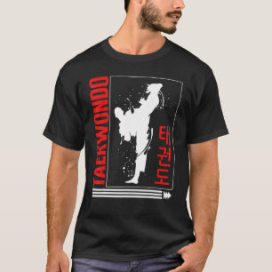 Camiseta Taekwondo Hangul Korea Alphabet Karate Coach Marti