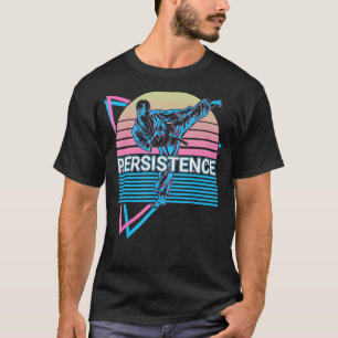Camiseta Taekwondo Karate Retro Persistência