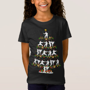 Camiseta Taekwondo Lover Xmas Papais noeis de iluminação Ta