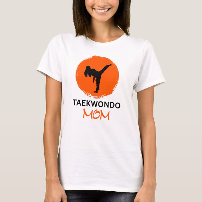 Camiseta Taekwondo Mãe (Frente)