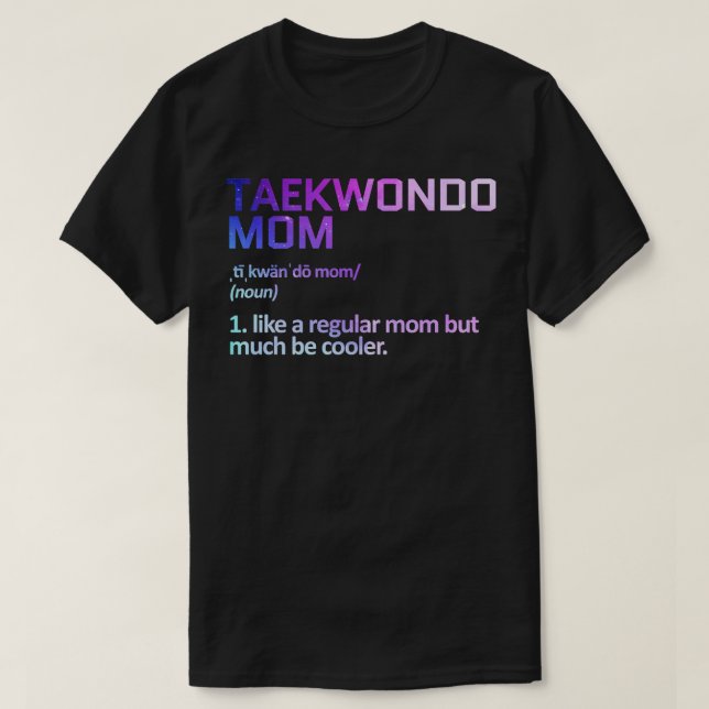Camiseta taekwondo mãe (Frente do Design)