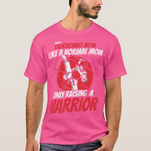 Camiseta Taekwondo Mãe Combatendo Artes Marciais Taekwondo
