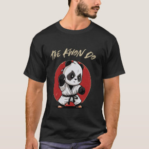 Camiseta Taekwondo Panda Coreano - Engraçado TKD Coreano Ma