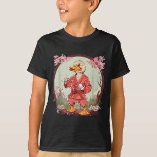 Camiseta Taekwondo Pato Monte Fuji Flores de Sakura Mma