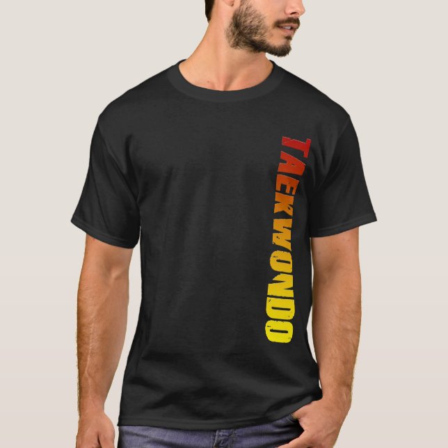 Camiseta Taekwondo-Rotulação (Frente)