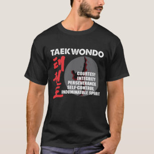 Camiseta Taekwondo Tenets Arts Marciais Tae kwon do