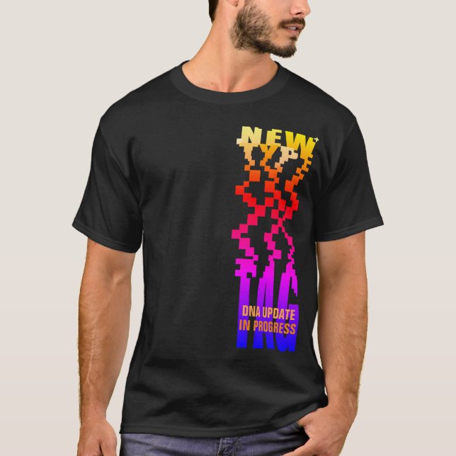 CAMISETA TAG DE ATUALIZAÇÃO DO DNA (Frente)