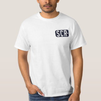 Camiseta Tag de cão do SCR + Parte traseira do logotipo