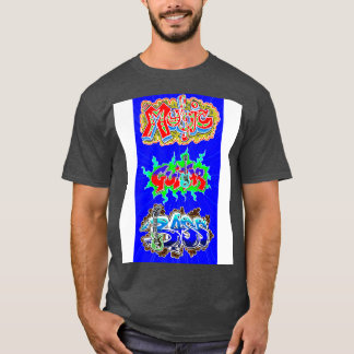 Camiseta Tag Grafite Music Art