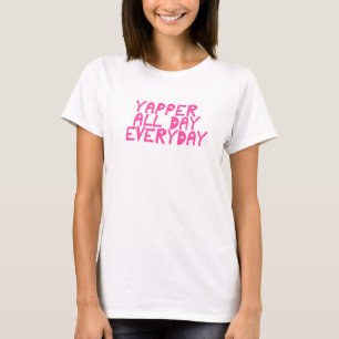 Camiseta Tagarela O Dia Todo Sempre Dizer Engraçado