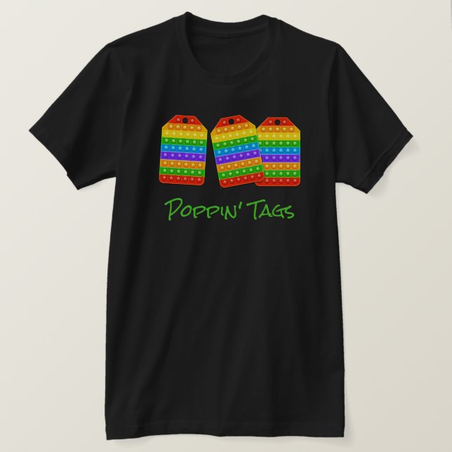 Camiseta Tags de Poppin T-Shirt (Frente do Design)