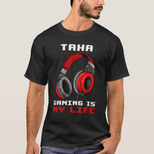 Camiseta Taha Gaming É Minha Vida Personalizada