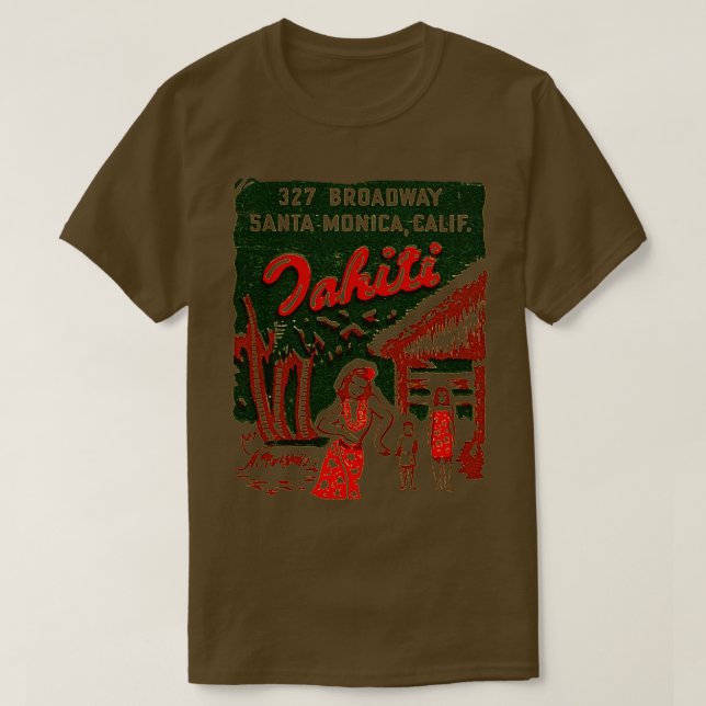 Camiseta Tahiti (Frente do Design)