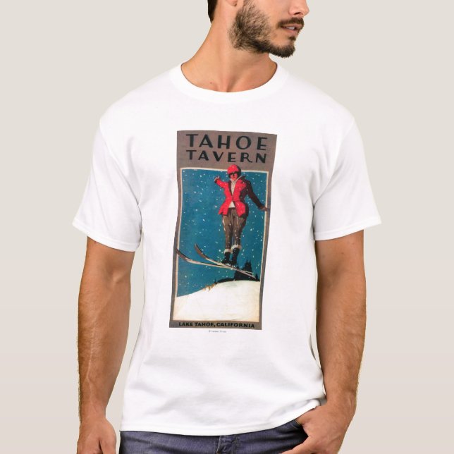 Camiseta Tahoe Tavern Promo Poster (Frente)