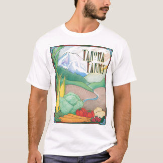 Camiseta Tahoma cultiva o T do poster