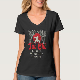 Camiseta Tai Chi Balança Tranquilidade Força Chinesa Marti