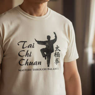 Camiseta Tai Chi Chuan – Maestria Através do Equilíbrio