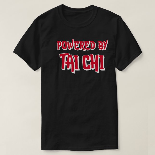 Camiseta Tai Chi Chuan Qi Gong kung fu para presentes Mulhe (Frente do Design)