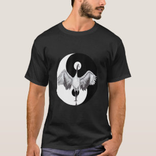 Camiseta Tai Chi Crane Pose Sketch