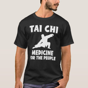 Camiseta Tai Chi É Medicina Para A Pessoas Hoodie Long Sle