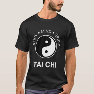 Camiseta Tai Chi Para O Bem-Estar Da Mente Yin Yang