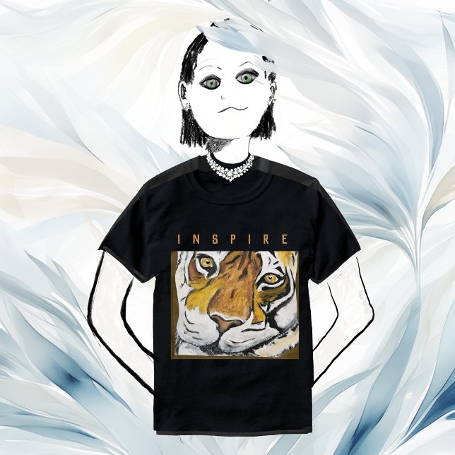 Camiseta Tai Chi Tiger, Personalizar Texto (Criador carregado)