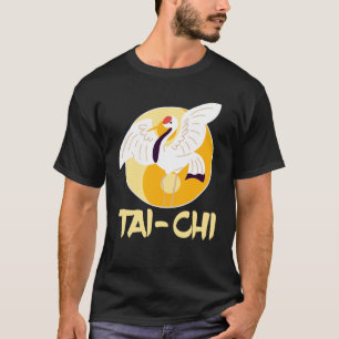 Camiseta Tai Chi Yin Yang Crane