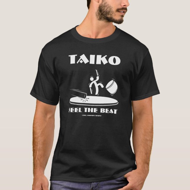 Camiseta Taiko - sinta a batida (Frente)