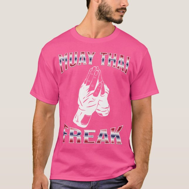 Camiseta Tailandês Boxando Muay Tailandês Freak Muay Tailan (Frente)