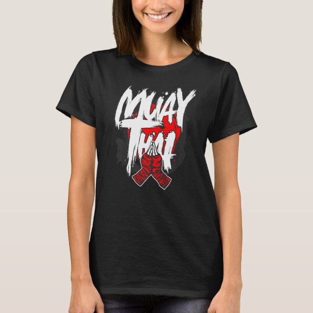 Camiseta Tailandês Boxing Muay Thai Fighter (Frente)