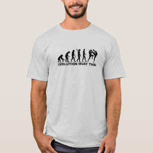 Camiseta Tailandês de Muay da evolução