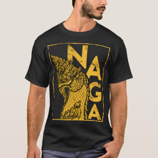 Camiseta Tailandês Phaya Naga Dragão do Mar Laos Naga Payan