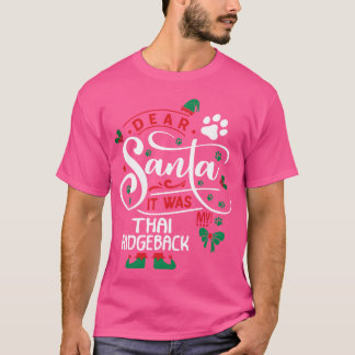 Camiseta Tailandês Ridgeback Cachorro Cachorro Cachorro Cac