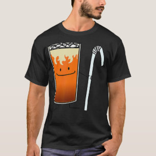 Camiseta Tailandês Tea Bendy Straw Happy Drink Tailândia TS