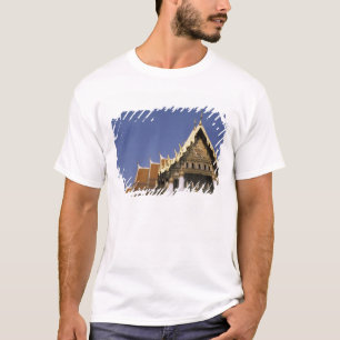 Camiseta Tailândia, Banguecoque. O sol da manhã reflete-se