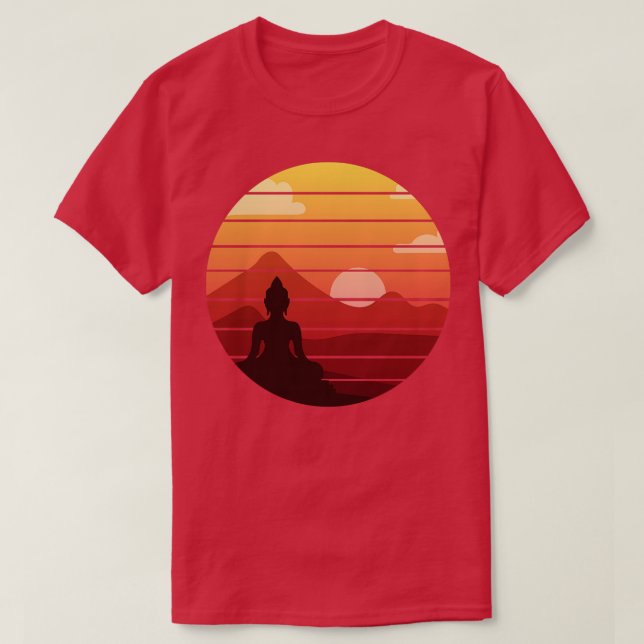Camiseta Tailândia budista asiática (Frente do Design)