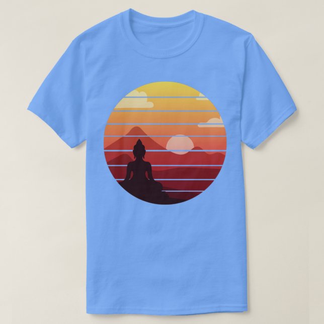Camiseta Tailândia budista asiática (Frente do Design)