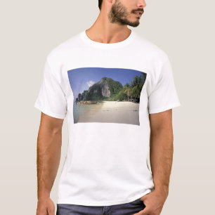 Camiseta Tailândia, Mar de Andamão, Ilha Ko Phi Phi, Praia
