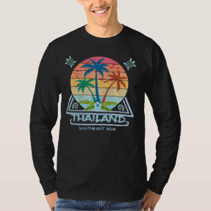Camiseta Tailândia Palms Island Sea Turtle Beach Phuket Sam