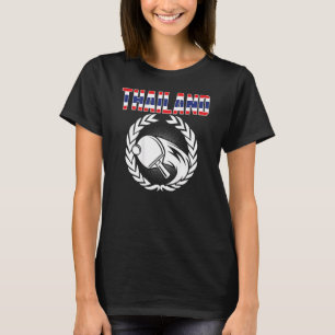 Camiseta Tailândia Ping Pong Equipe Ténis de Mesa Tailând