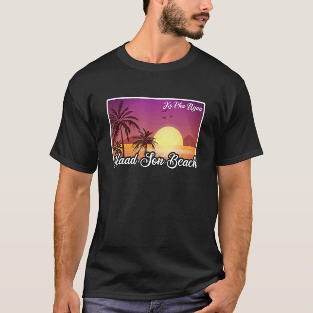 Camiseta Tailândia Viagem da Ásia Tailandês Haad Son Beach  (Frente)
